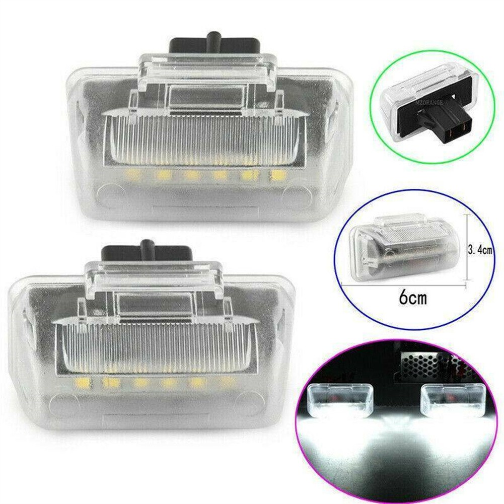 1 Cặp Đèn LED 1985-14 Gắn Biển Số Xe Hơi Ford Transit