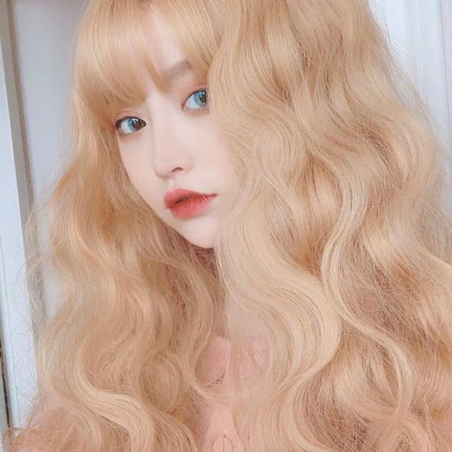 Tóc giả nữ đẹp sóng nguyên đầuFREESHIPTóc giả nguyên đầu xù dài