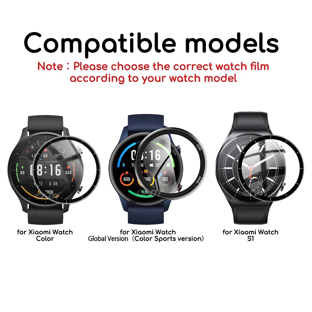 Miếng Dán Bảo Vệ Màn Hình Cho Đồng Hồ Thông Minh Xiaomi Mi Watch S1 Active / Color / Color