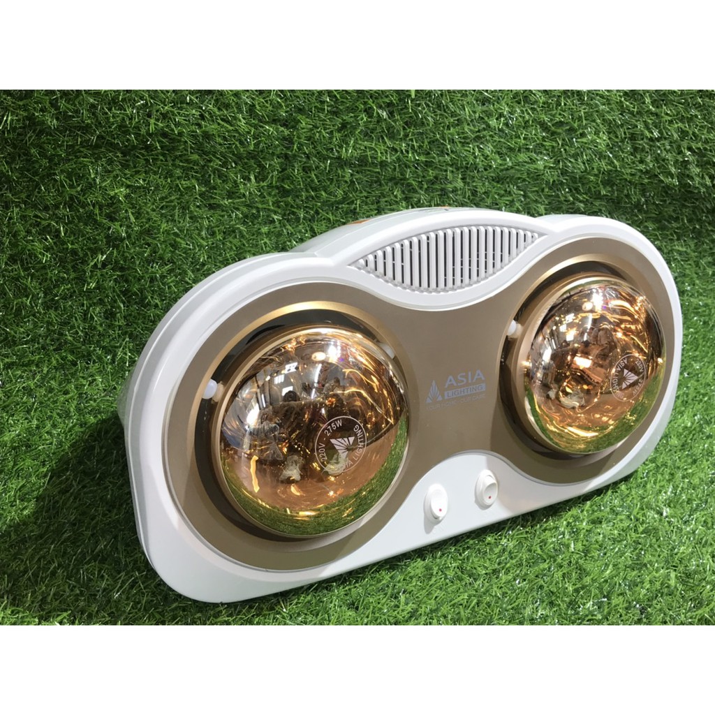 ĐÈN SƯỞI NHÀ TẮM 2 BÓNG ASIA CAO CẤP