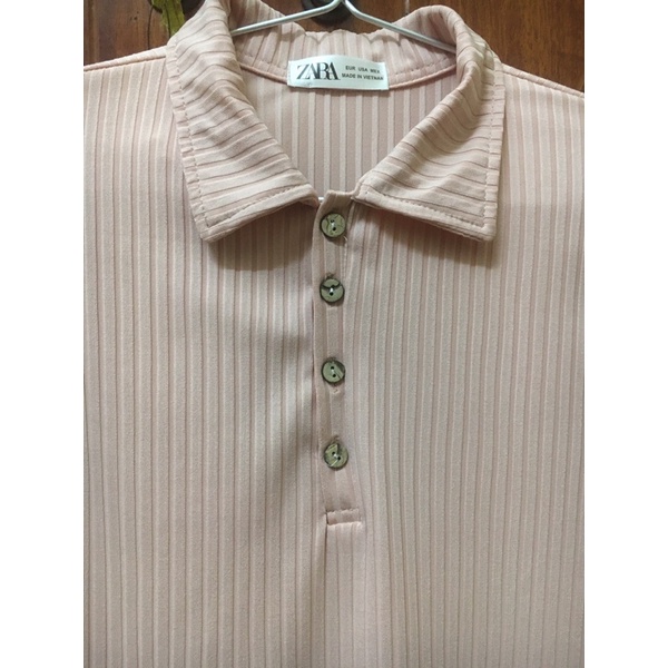 Áo polo thun tăm tag Zara chất đẹp