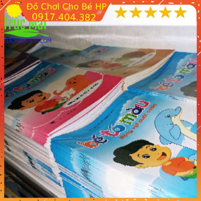 [SIÊU SALE] Combo bộ 30 vở tô tô chữ tô số màu cho bé mẫu giáo ✅  Đồ Chơi Trẻ Em HP