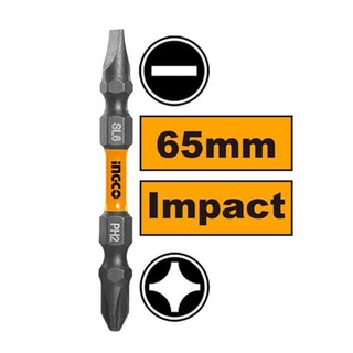 Mũi bắt vít hai đầu ph2+sl6x65mm ingco sdbim21hl133