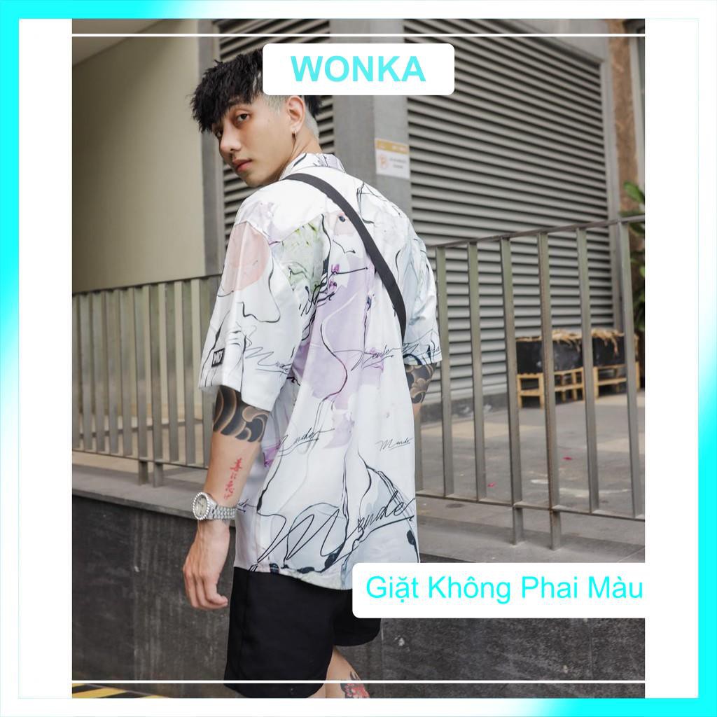 [CLIP THẬT] Áo sơ mi tay ngắn họa tiết MARBLE MENDE Fulltag tay lỡ, FORM UNISEX | BigBuy360 - bigbuy360.vn