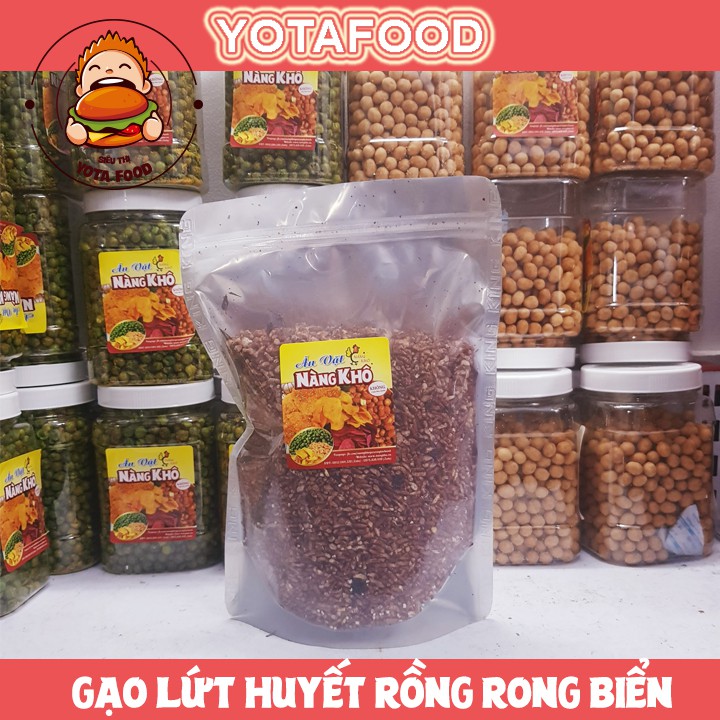 Gạo Lứt Huyến Rồng Rong Biển Sấy tốt cho người ăn kiêng, giảm cân , eat clean từ Yotafood