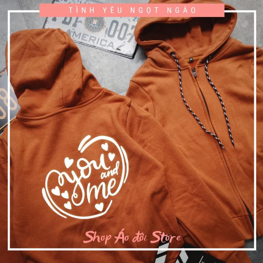 Áo khoác cặp nam nữ - COUPLE STORE  - Áo khoác nỉ chất liệu cotton cao cấp,form chuẩn đẹp! CÓ TẶNG KÈM STICKER ỦI