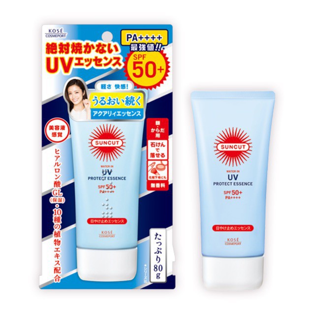 ( mẫu mới 2018 ) Kem chống nắng Kose Suncut UV Protect Essence SPF50+ PA++++ Nhật Bản hang chuẩn nhật giá tốt