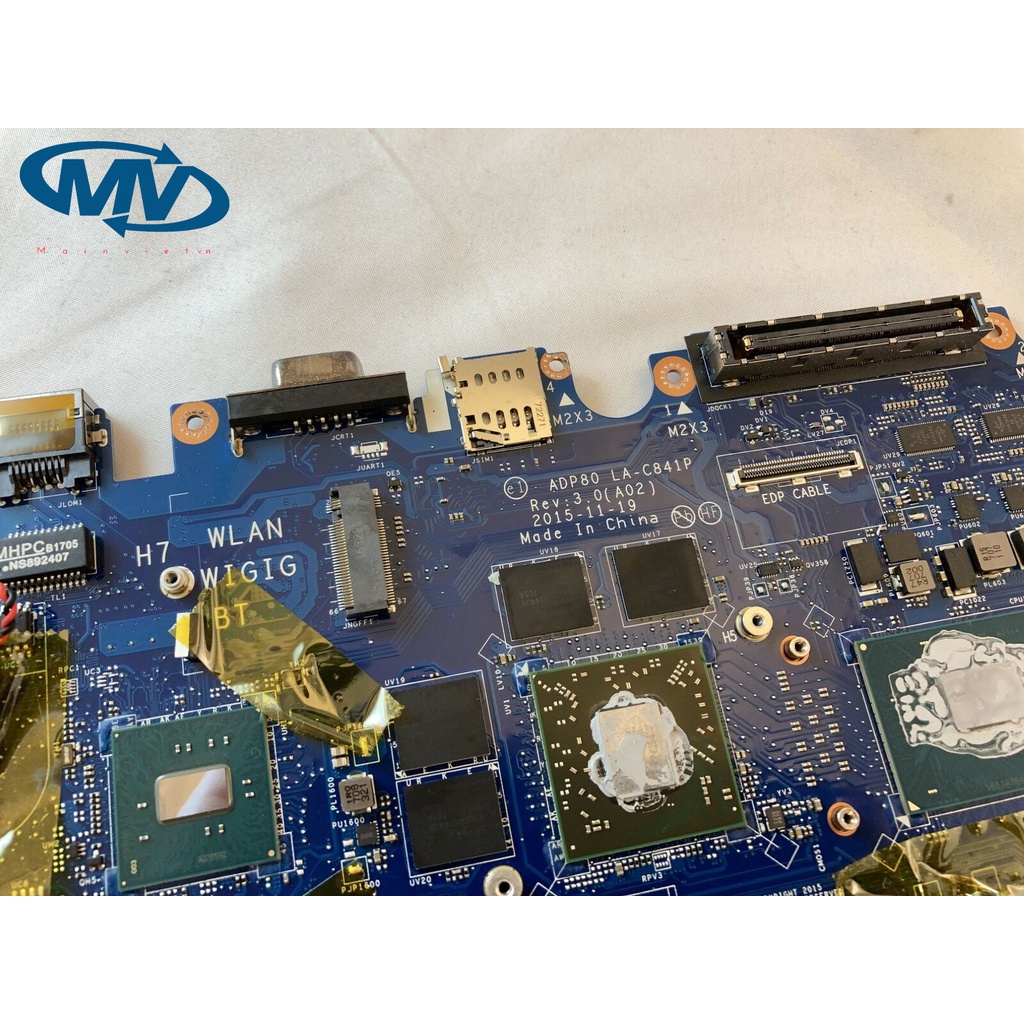 Main dell latitude E5570 5570 3510 CPU i7-6820HQ LA-C841P Card rời