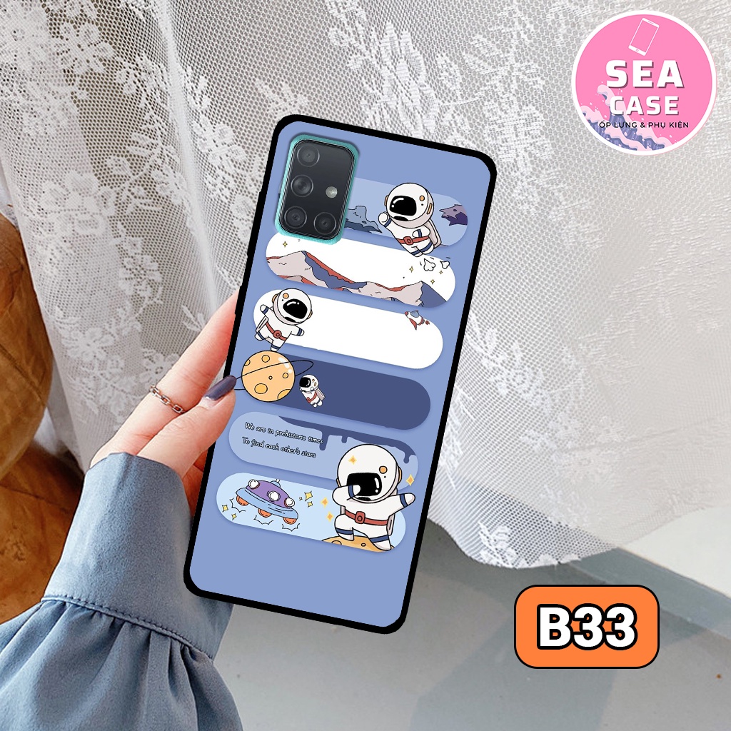 Ốp lưng Samsung A51/ A71/ M51 hình phi hành gia siêu hot,bền,đẹp – ốp nhựa chống trầy,chống va đập