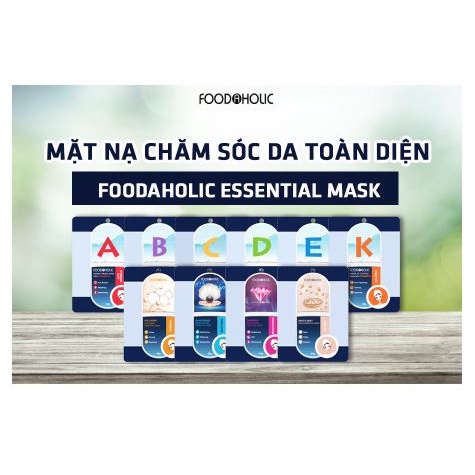 Mặt nạ FOODAHOLIC - Mặt Nạ Giấy Dưỡng Da Toàn Diện Foodaholic Mask 23g
