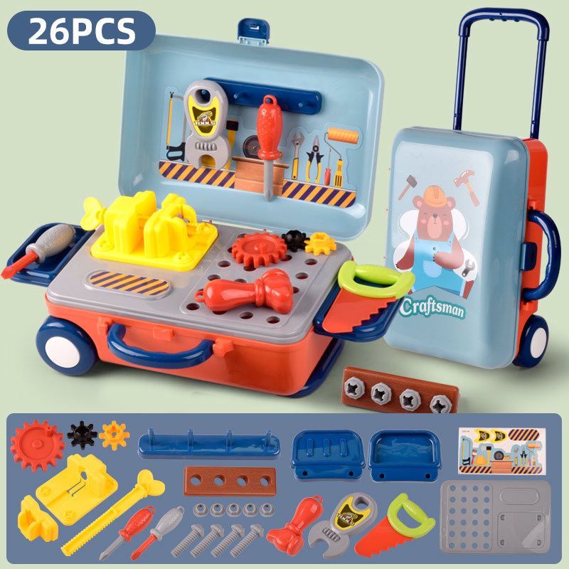 [Giá Tốt]Bộ đồ chơi Vali xách tay phát triển kĩ năng cho bé: nấu ăn, bác sĩ,trang điểm,kĩ sư