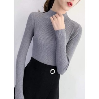 Áo LEN cổ Ba Phân ( chất len gân )