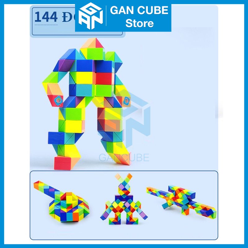 Rubik Rắn Magic Snake 24 / 36 / 48 / 72 / 84 / 96 / 108 /120/ 144 Đoạn - Rubic Snake Rắn Xếp Hình Cao CấpGAN CUBE Store