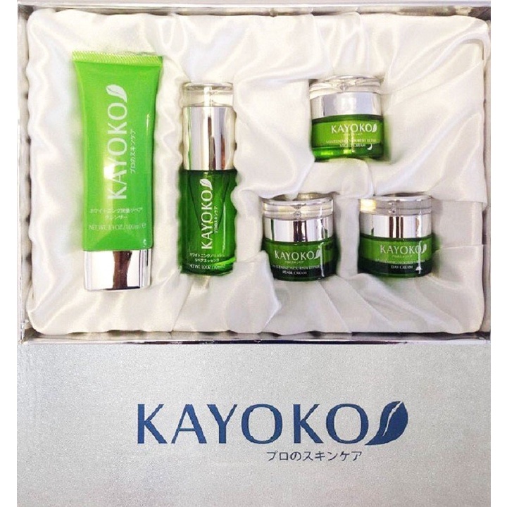 Bộ mỹ phẩm Kayoko 5 in1 nám da, tàn nhang - BX2092