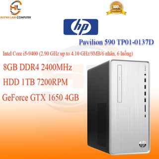 Máy tính bàn HP Pavilion 590 TP01-0137d i5 9400/8GB/1TB/GTX 1650 4GB/Win10 (7XF47AA)