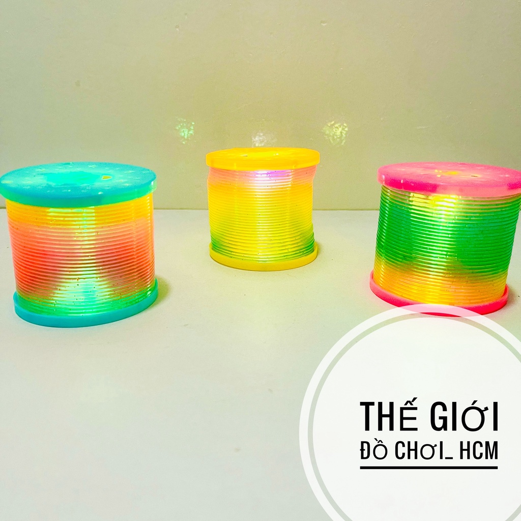 [HOT- HOTTREND] Đồ chơi Lò Xo Cầu Vòng/ Rainbow Chiếu Sáng Ngôi Sao rất dễ thương dành cho bé yêu.