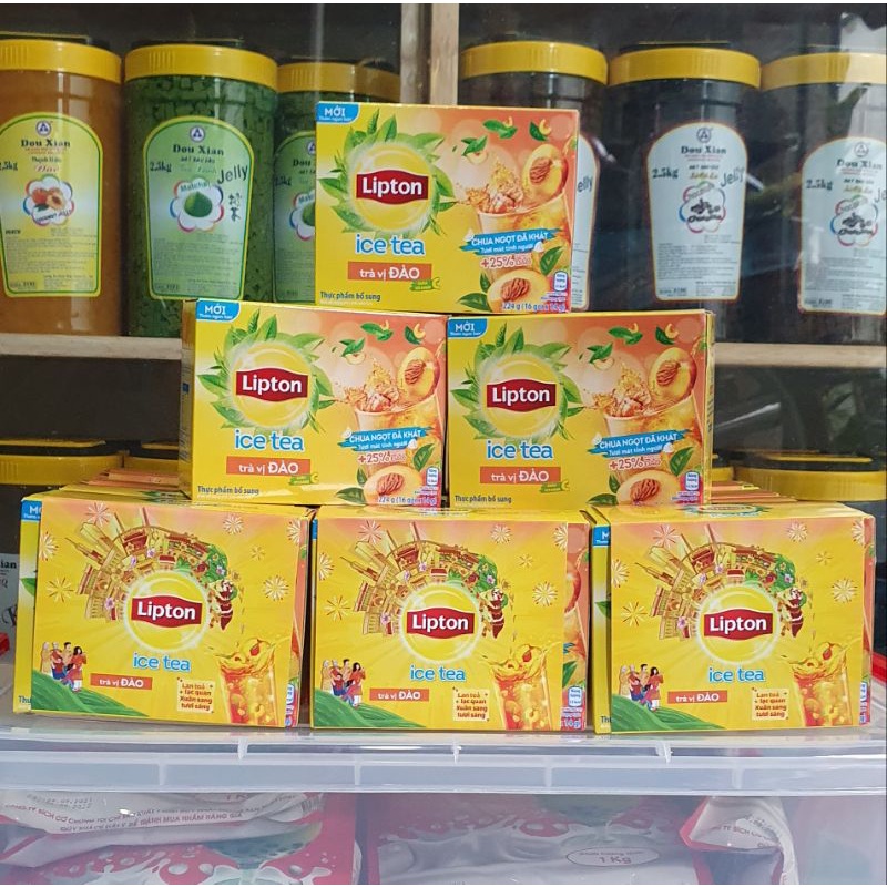 TRÀ LIPTON ĐÀO HÒA TAN