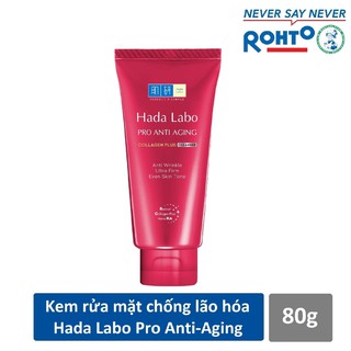 Sữa Rửa Mặt Hada Labo Pro Anti Aging – Làm Sạch Dịu Nhẹ, Hỗ Trợ Giảm Dấu Hiệu Lão Hóa