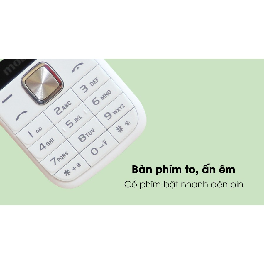 Điện thoại Mobell M328 Màn hình rộng 2.4inch, Pin 1000mAh, chữ to, phím êm ( Bảo hành 12 tháng) | BigBuy360 - bigbuy360.vn