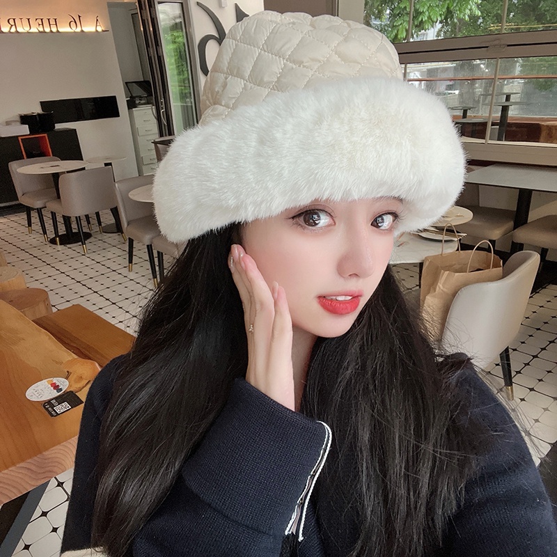 Mũ bucket phong cách Hàn Quốc thời trang thu đông cho nữ