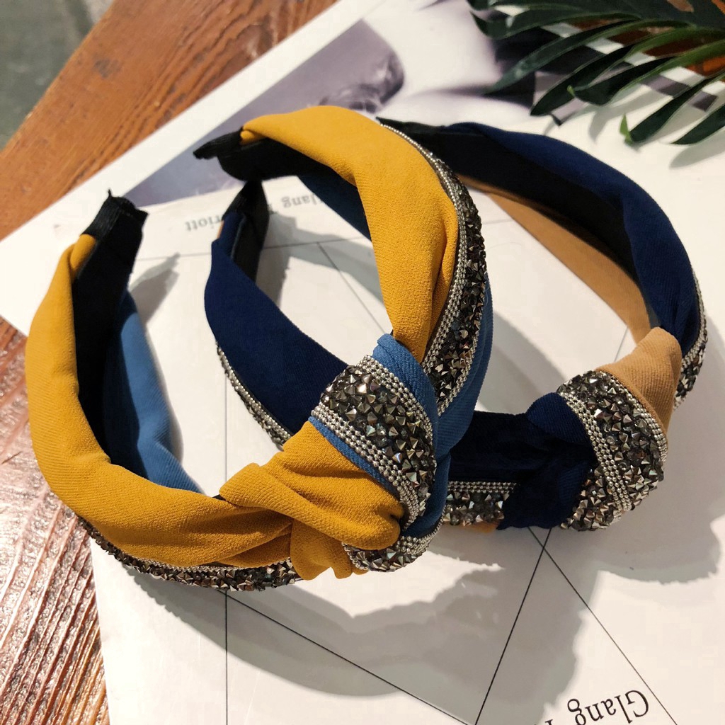 Cài tóc đính đá thời trang Hàn Quốc