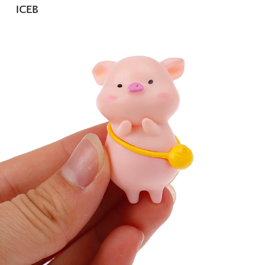 Bộ 6 Búp Bê Hình Chú Heo Nhỏ Dễ Thương Dùng Trang Trí Bánh Kem / Xe Hơi