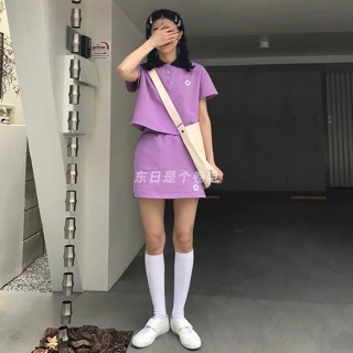 [ ORDER ] Set váy áo ulzzang