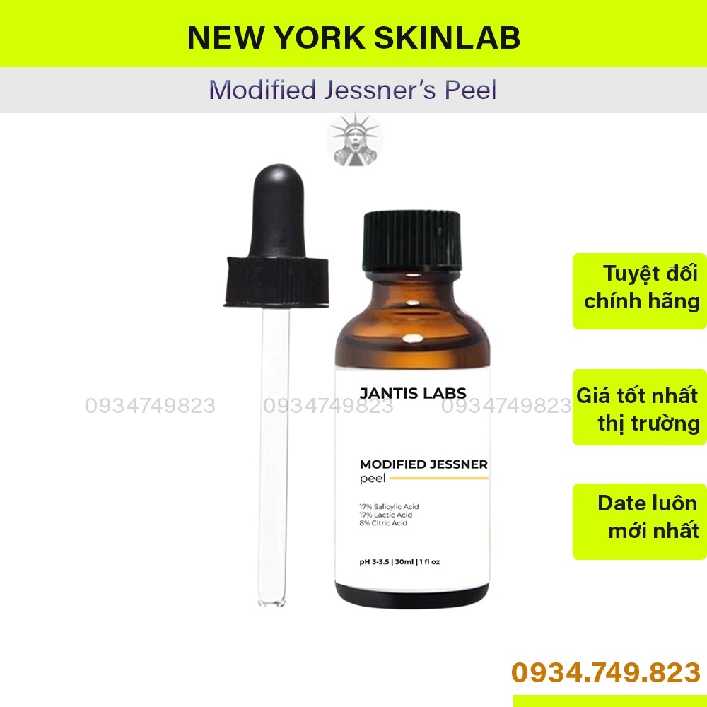 Serum peel da -  Modified Jessner's  17% salicylic acid  + 17% lactic acid  + 8% citric acid jantis labs
