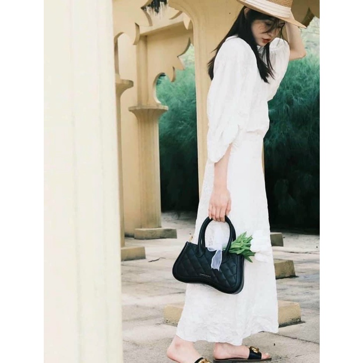 túi tote + túi đeo chéo CK2-30270808 da hạt cát