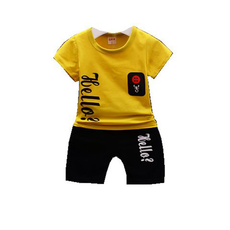 Male Baby Summer 4 Set 0-1-2-3 Years Old Korean Version 6 Boys 5 Summer 7 Childrens Foreign Gas 8 Children's Clothing 9