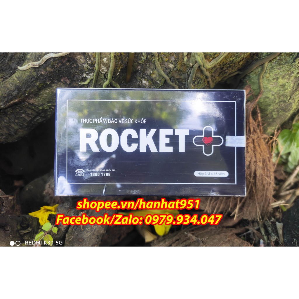 Rocket+ Đẳng Cấp Phái Mạnh Rocket Plus có che tên-Hộp 45 viên