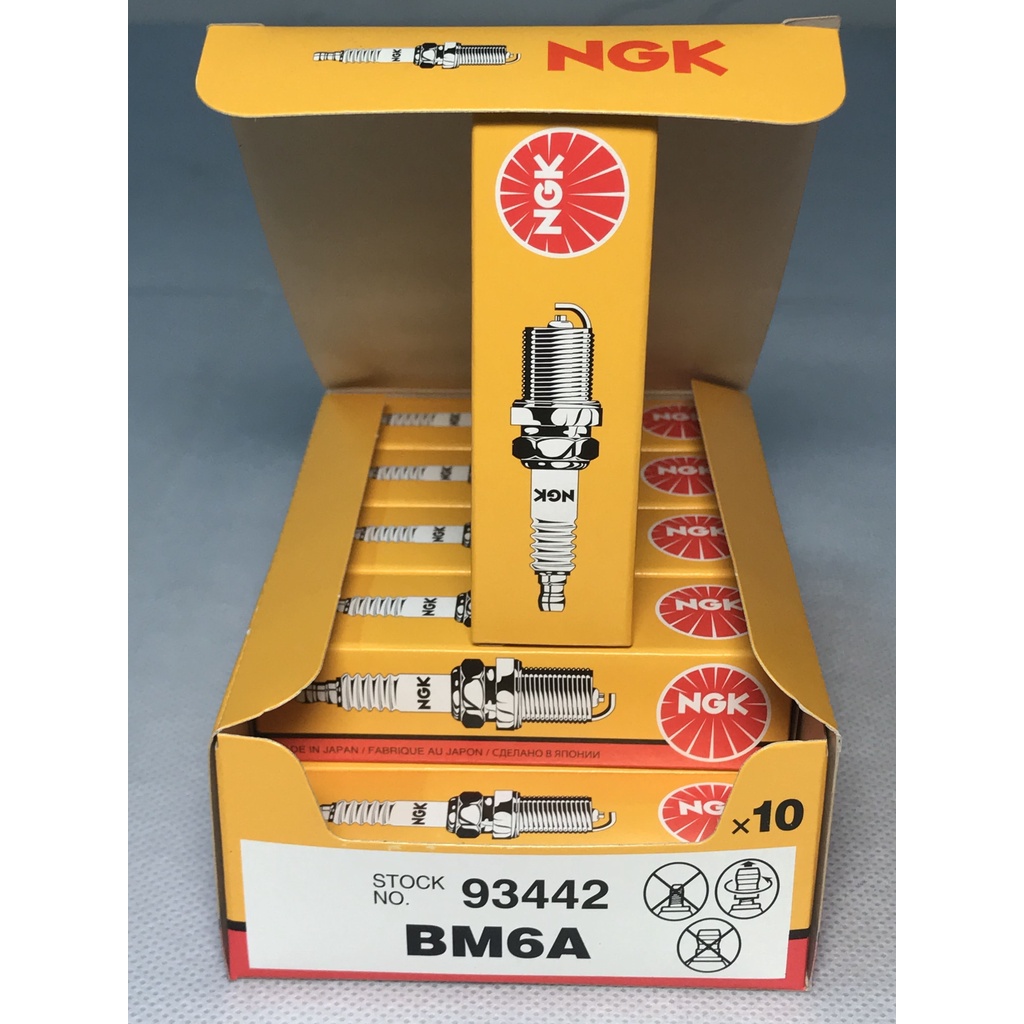 Bugi NGK BM6A Cho Máy Cắt Cỏ, Máy Cưa Gỗ 2 Thì - Nhật Bản