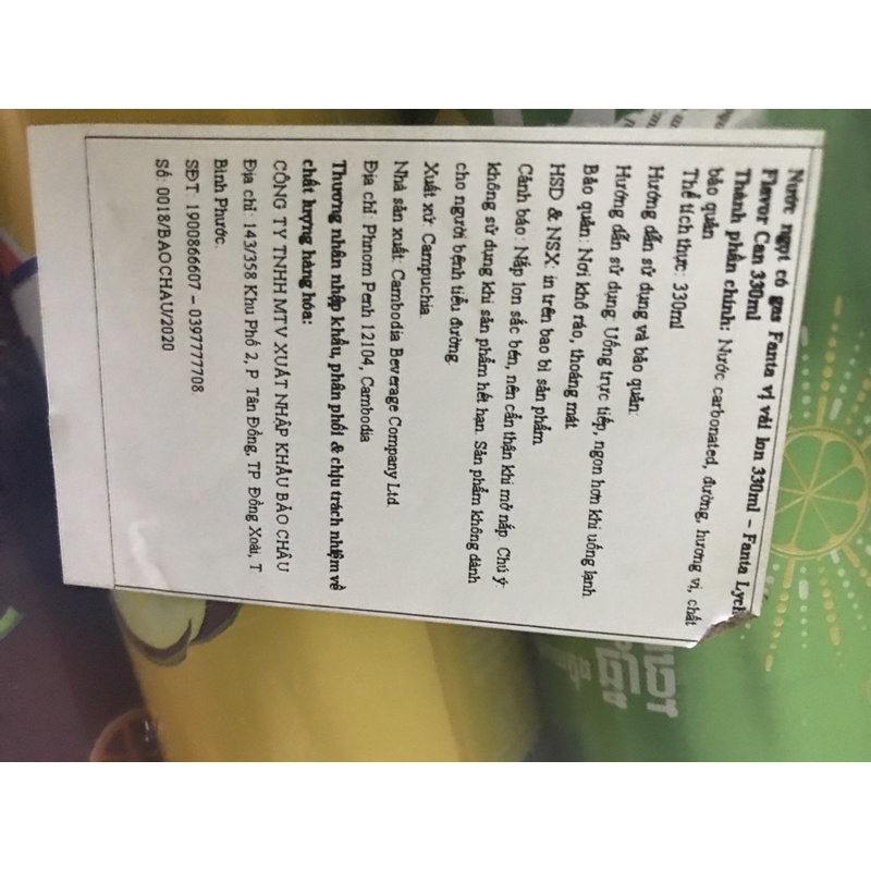 Nước Ngọt Fanta Mix đủ vị 330ml Thái Lan - Thùng 24 Lon