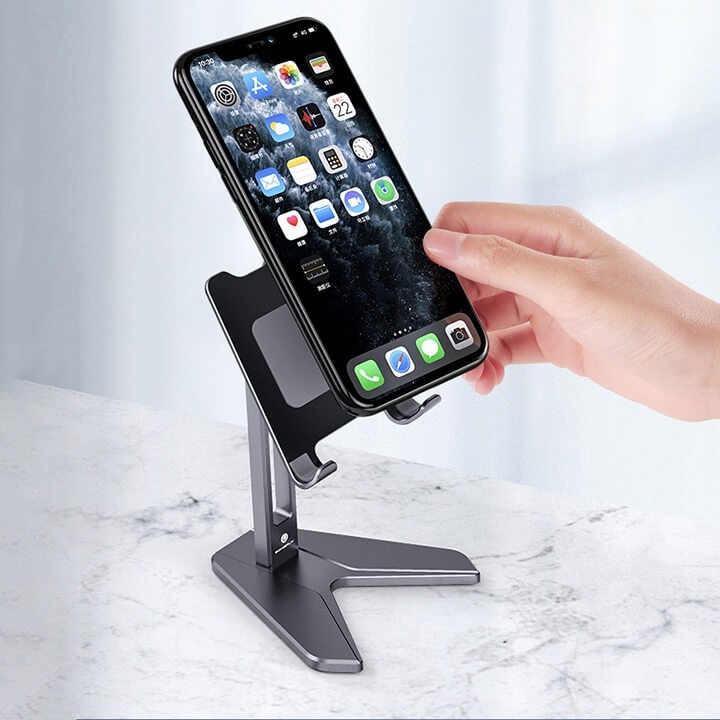 GIÁ ĐỠ ĐIỆN THOẠI VÀ IPAD MINI NHÔM CNC BONERUY P25