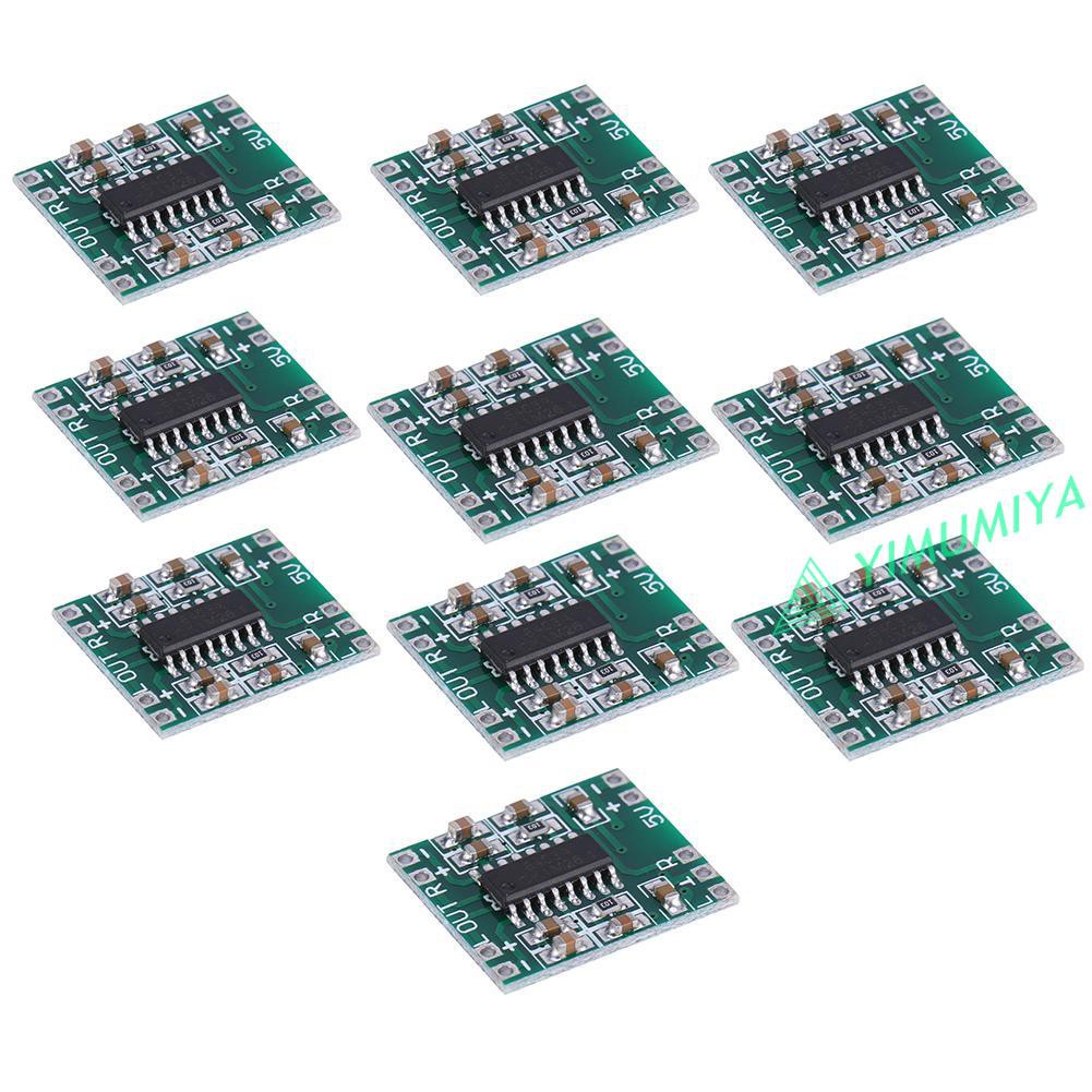 Yi 5/10pcs PAM8403 Mini Digital Amplifier Boards 2x3W Power Amplifier Modules