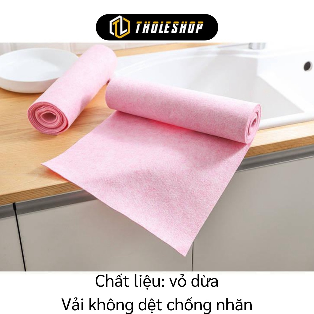 [SGD] Khăn Lau Nhà Bếp - Cuộn Khăn Lau Chén, Dĩa 3m Đa Năng Làm Từ Vỏ Dừa, Thấm Hút Tốt 7310