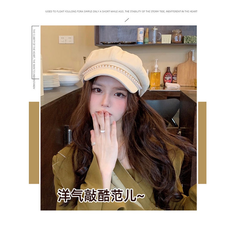 Nón beret thời trang mùa hè phong cách Hàn Quốc thời trang cho nữ
