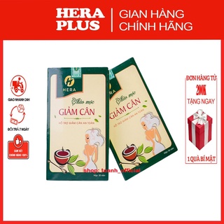 Viên uống Giảm Cân Hera Plus Trà Giảm Cân nhanh cấp tốc an toàn thảo mộc không phải thuốc giảm cân