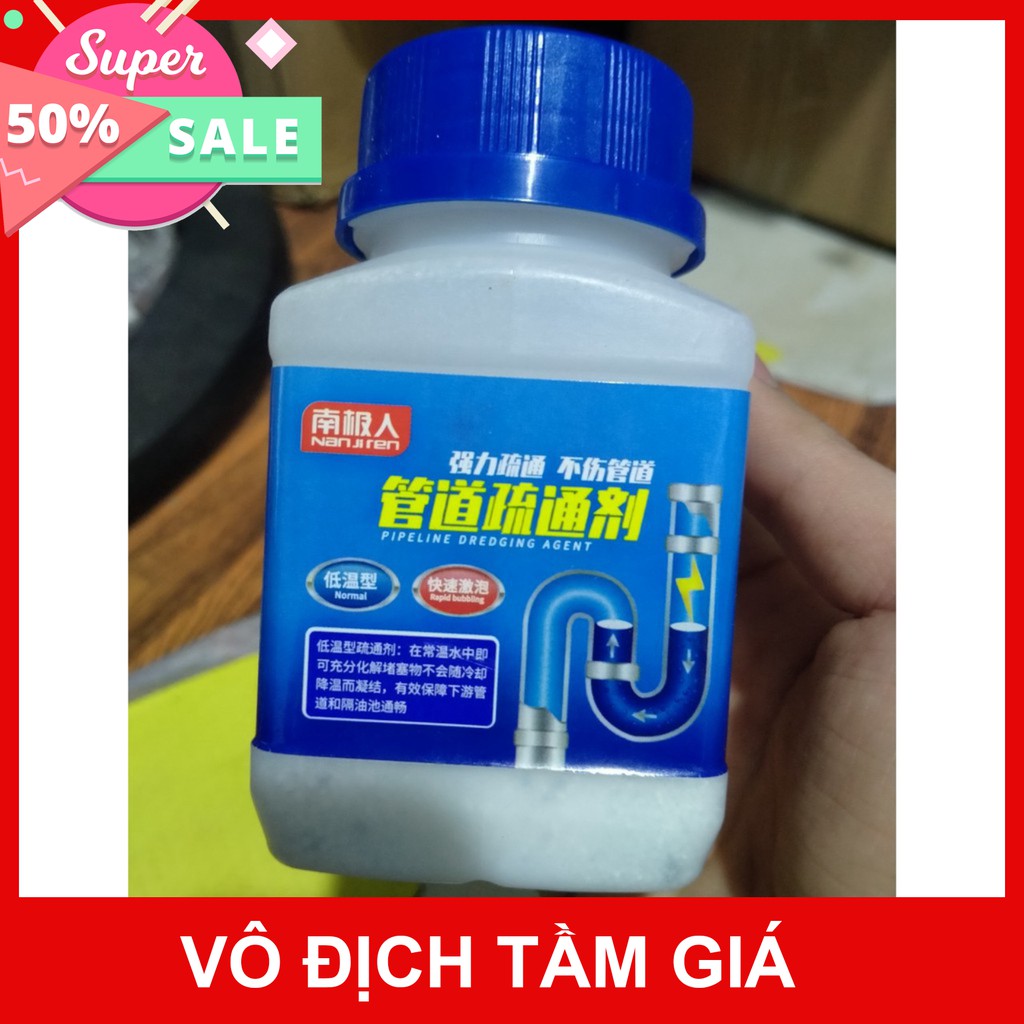 combo 1lọ thông cống loại to 1 chuyên sỉ sll mua ngay giảm giá 50% cho khách hàng