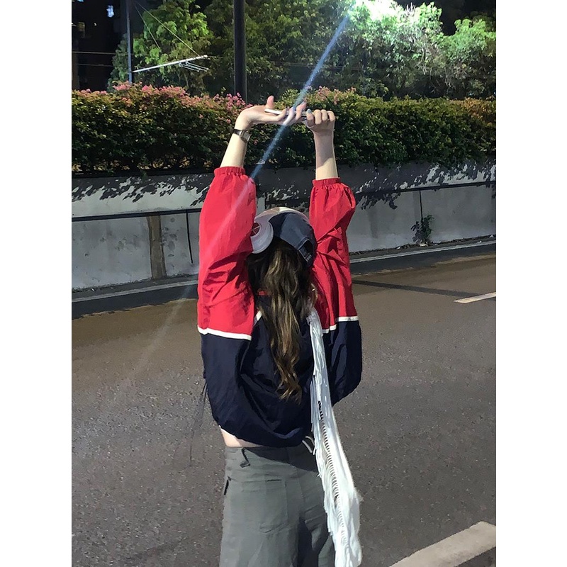 Áo Khoác Bóng Chày Phong Cách Retro Thời Trang Cho Nữ