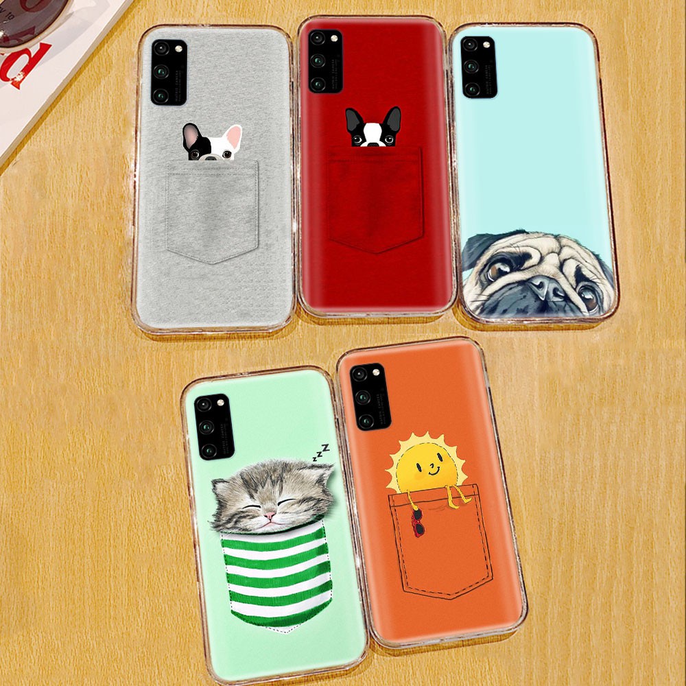 Ta105 Pocket Pet for Xiaomi Mi Note 9 SE Pro Redmi 9T A3 Lite Max 3 Mix 2 2s Transparent Case