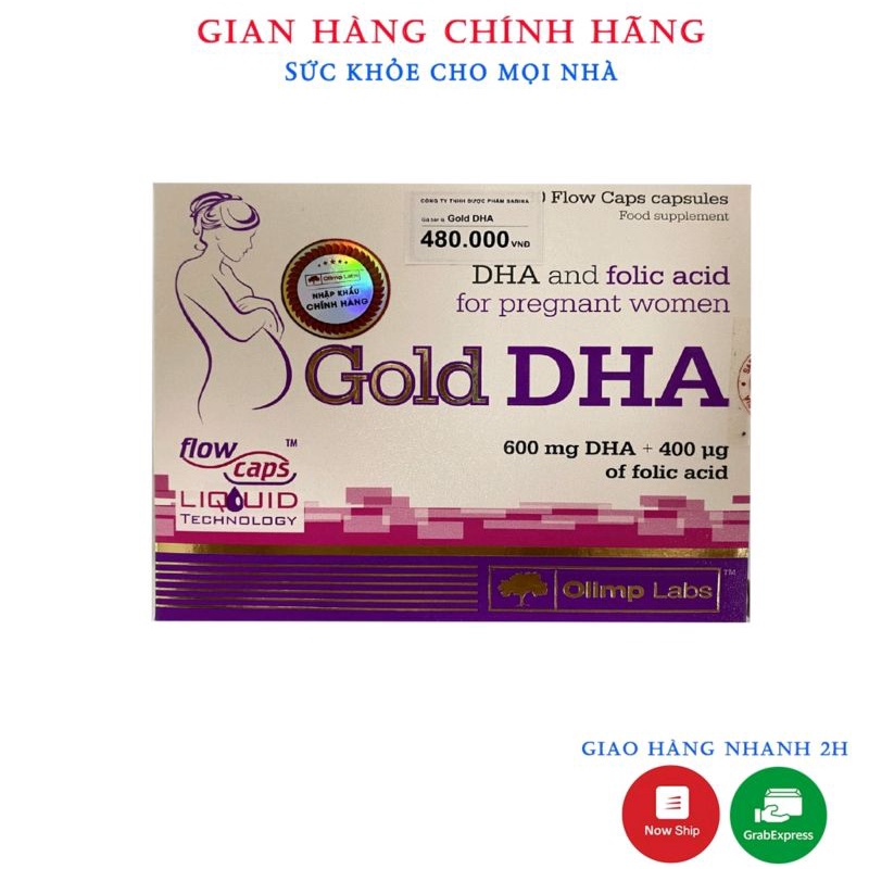 DHA chela gold - bổ sung DHA cho phụ nữ có thai và cho con bú