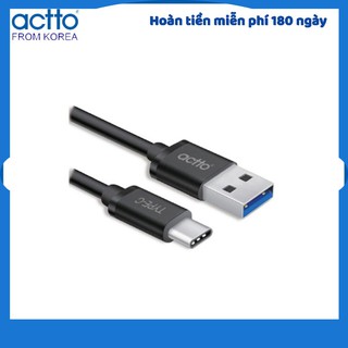 Cáp sạc type C dài 1m - Lush Type C USB 3.0 Charging & Data Cable Actto TC-02 KOREA CHÍNH HÃNG