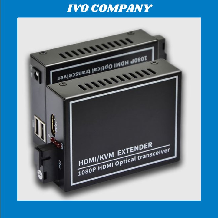 Cặp Converter Quang HDMI và USB 1080P