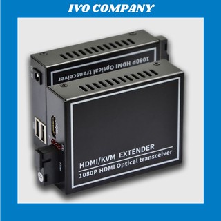Cặp Converter Quang HDMI và USB 1080P