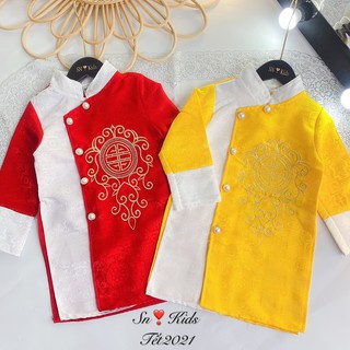 áo dài thêu tết cho bé