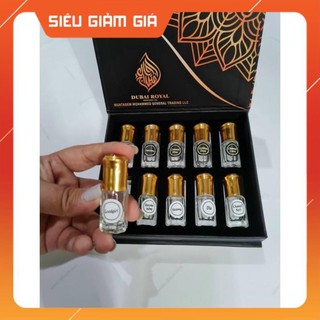 [CAO CẤP][FREESHIP]-Siêu phẩm sét lăn 10 chai Tinh dầu nước hoa Dubai bai hãng Royal