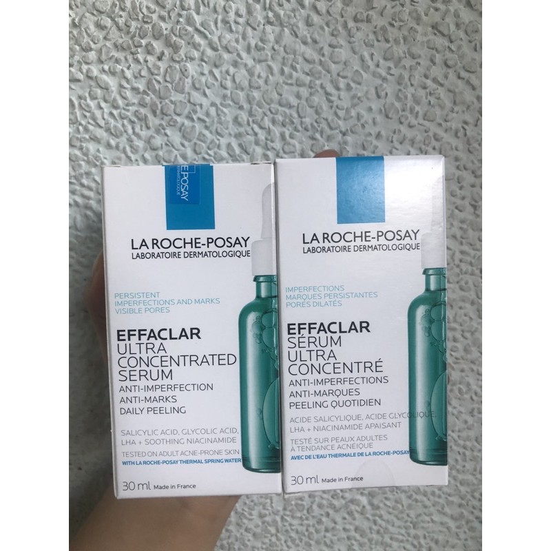 Tinh chất giảm mụn 3 tác động EFFACLAR ULTRA CONCENTRATED SERUM La Roche Posay 30ml, 3ml ( laroche posay)