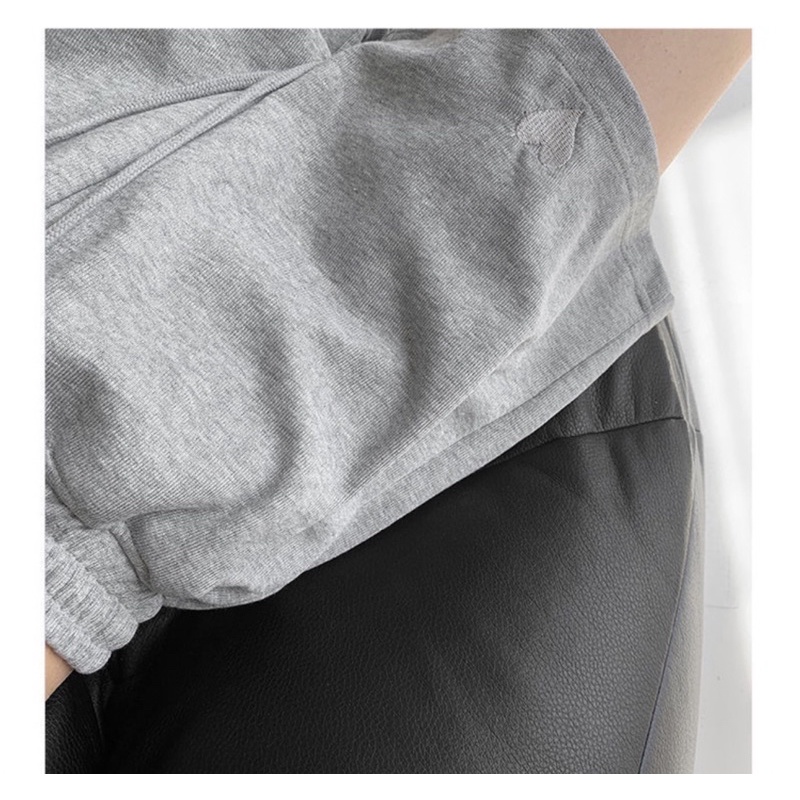 Quần Short Nữ Thêu Trái Tim Quần Đùi Unisex alohashop91