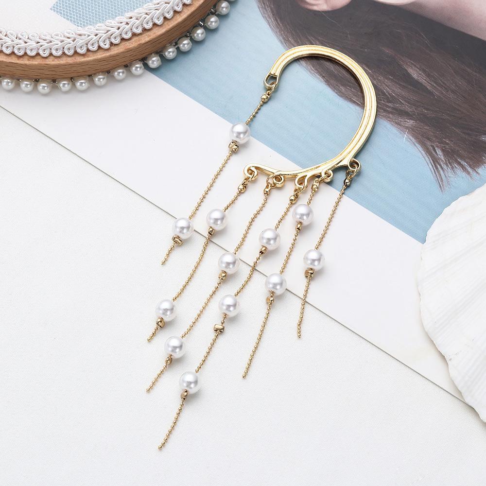 MELODG Hoa Tai Dáng Dài Phối Tua Rua Sang Trọng Cho Nữ